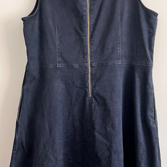 Denim A-Line Dress with Pockets Size 18W - Picture 3 of 5